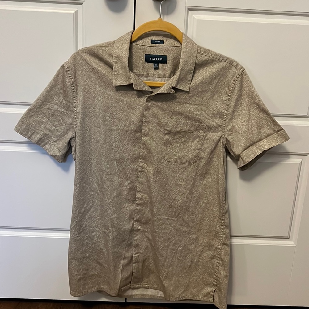Slim fit shirt with micro design